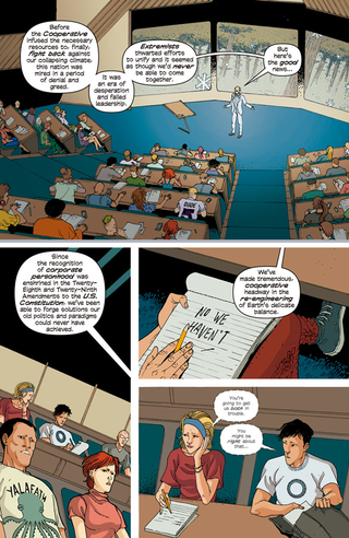 Illustration for article titled Exclusive Image preview: A climate change thriller begins in Snowfall #1